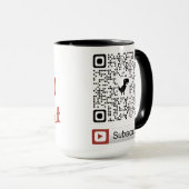 Mug Cuisiner Dans Une Chemise En Flanelle (Devant droit)