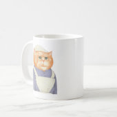 Mug CUISINER LA CAVE blanche (Devant gauche)