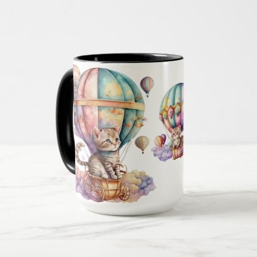 MUG CUISINES ADORABLES EN COULEUR D'EAU DANS DES BALLO (Devant gauche)