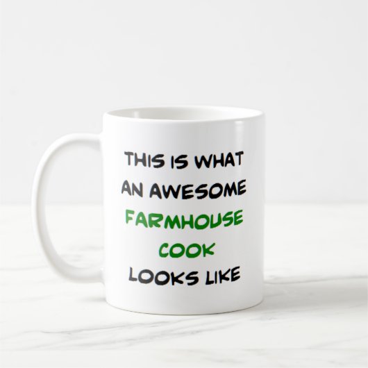 Mug cuisinier de ferme, génial (Gauche)