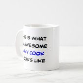 Mug cuisinier de marine, génial (Devant gauche)