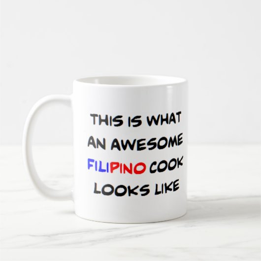 Mug cuisinier filipino, génial (Gauche)