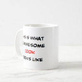 Mug cuisinier, génial (Devant gauche)