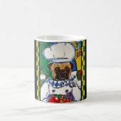 Mug Cuisinier Pug de Fruits de Mer (Centre)