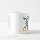 Mug Cuisinier Sauvage Alligator Gravure Vintage Graphi (Devant gauche)