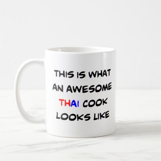 Mug cuisinier thaï, génial (Gauche)