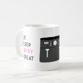 Mug Cuisiniers Mangent Sleep Airfry Répéter (Devant gauche)