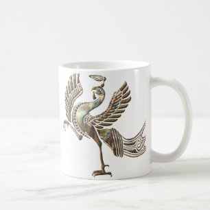 Mug Cuiveau chauffé par l'oiseau rouge
