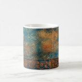 Mug Cuivre Patine Turquoise Clair (Centre)