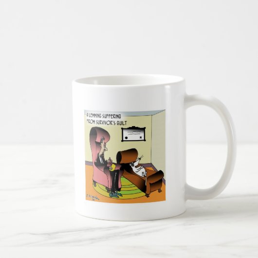 Mug Culpabilité de survivant de lemming (Droite)