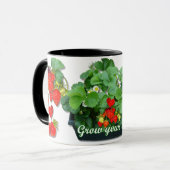 Mug CULTIVER LES FRAISES ~ Mug. (Devant gauche)