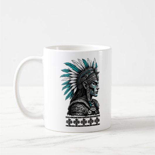 Mug Culture aztèque peuple indigène maya (Gauche)