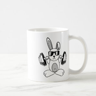 Mug Culturisme Powerlifting Fitness Gym Lapin - Squat