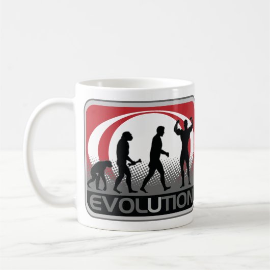 Mug Culturiste d'évolution (Gauche)