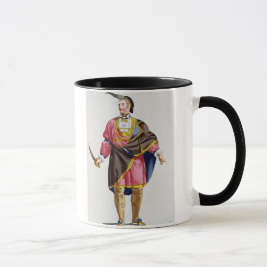 Mug Cunne Shote, chef du Cherokees, 1780 (coloure (Droite)
