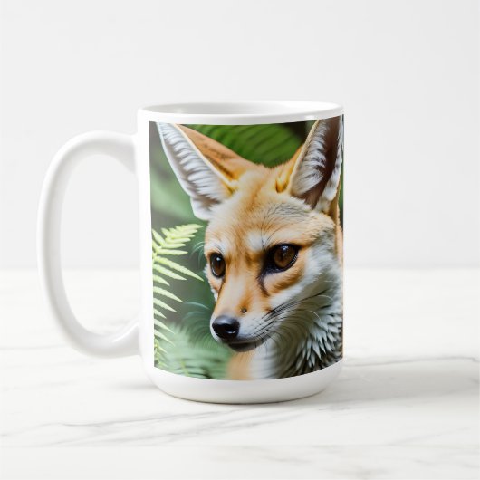 Mug Cunning Fennec Fox, (Gauche)