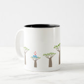 Mug cup (Baobab Trees) Tweekleurige Koffiemok (Voorkant links)