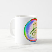 Mug Cup Cho ku rei. Reiki Symbol. (Devant gauche)