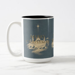 Mug Cup Christmas  Tweekleurige Koffiemok