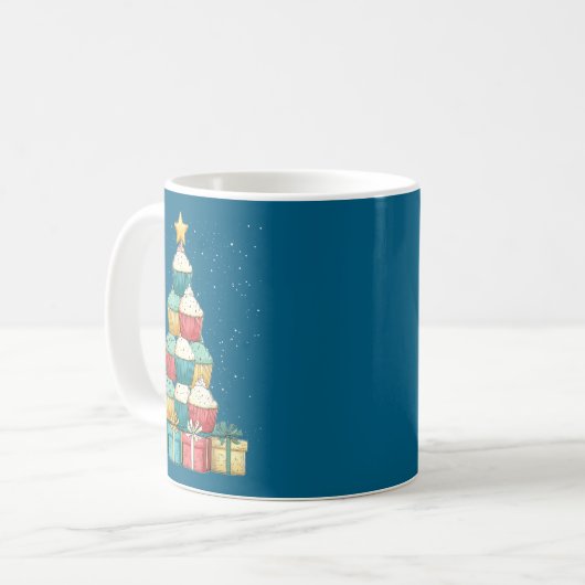 Mug Cupcake Baking Baker Christmas Tree Xmas  (Devant gauche)