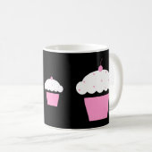 Mug cupcake de cerise (Devant droit)
