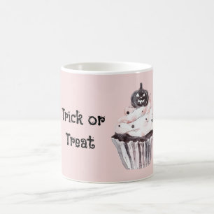 Mug Cupcake de Halloween Citrouille