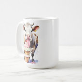 Mug Cupcake Drôle De Vache Pour Les Amateurs De Vache (Devant gauche)