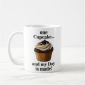 Mug Cupcake Et Ma Journée est Faite Cupcake (Gauche)