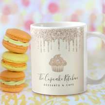 Cupcake Gold Parties scintillant Drives Boulangeri