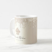 Mug Cupcake Gold Parties scintillant Drives Boulangeri (Devant gauche)