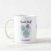Mug Cupcake mignonne et crème glacée joyeuse (Gauche)