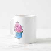 Mug Cupcake rose (Devant gauche)