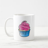 Mug Cupcake rose (Gauche)
