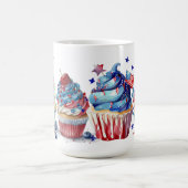 MUG CUPCAKES PATRIOTIQUES BLEU BLANC ROUGE (Centre)
