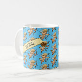 Mug Cupid I'm In Love With Coffee! Valentine's Pattern (Devant gauche)