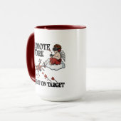 Mug Cupid Remote Work, Valentine's Day (Devant gauche)