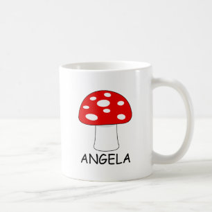 Mug Cupide champignon rouge aux taches blanches person