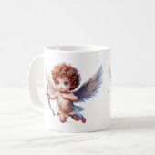 Mug Cupide en vol (Devant gauche)