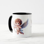 Mug Cupide en vol (Devant gauche)