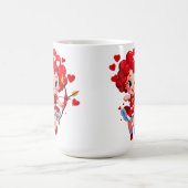 Mug Cupidon mignon avec arc et flèche (Centre)
