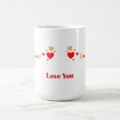 Mug Cupidon mignon avec arc et flèche (Centre)