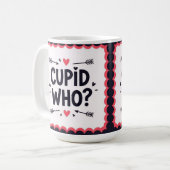 Mug Cupidon qui ? Saint-Valentin stylé  (Devant gauche)