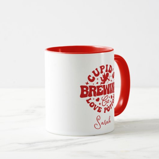 Mug Cupid's Brewing Co Cute Coffee (Devant droit)