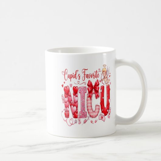 Mug Cupids Favorite Nurse Nicu Valentines Day Shirt Nu (Droite)