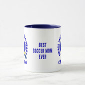 Mug CURAÇAO Custom Best Soccer Mom (Centre)