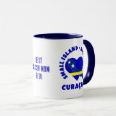 Mug CURAÇAO Custom Best Soccer Mom (Devant droit)