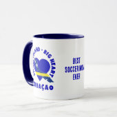 Mug CURAÇAO Custom Best Soccer Mom (Devant gauche)