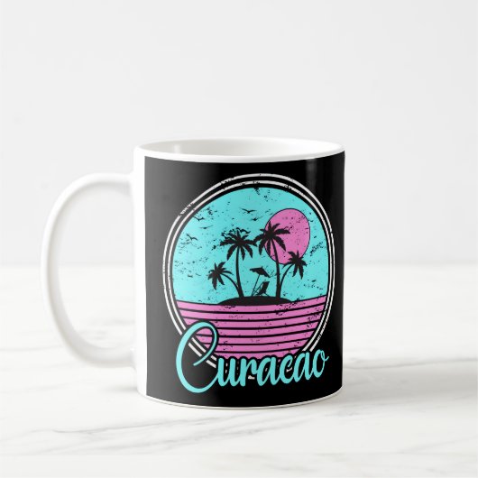 Mug Curacao Voyage Ou Vacances (Gauche)