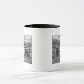 Mug CuraçaoCarte panoramiqueCuraçao, Pays-Bas (Centre)