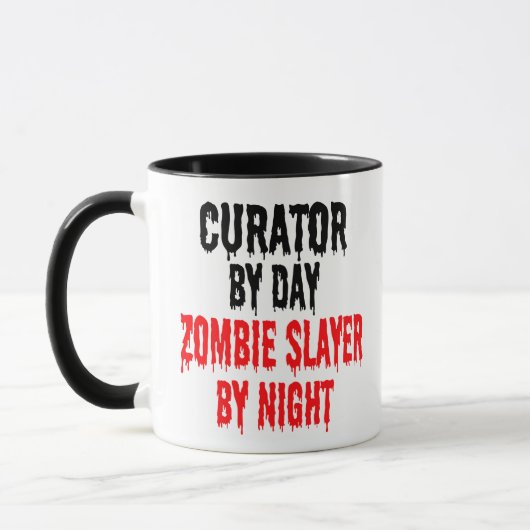 Mug Curateur Zombie plaisanter (Gauche)